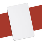 CR80.10 Mil Mylar Adhesive backed PVC Cards